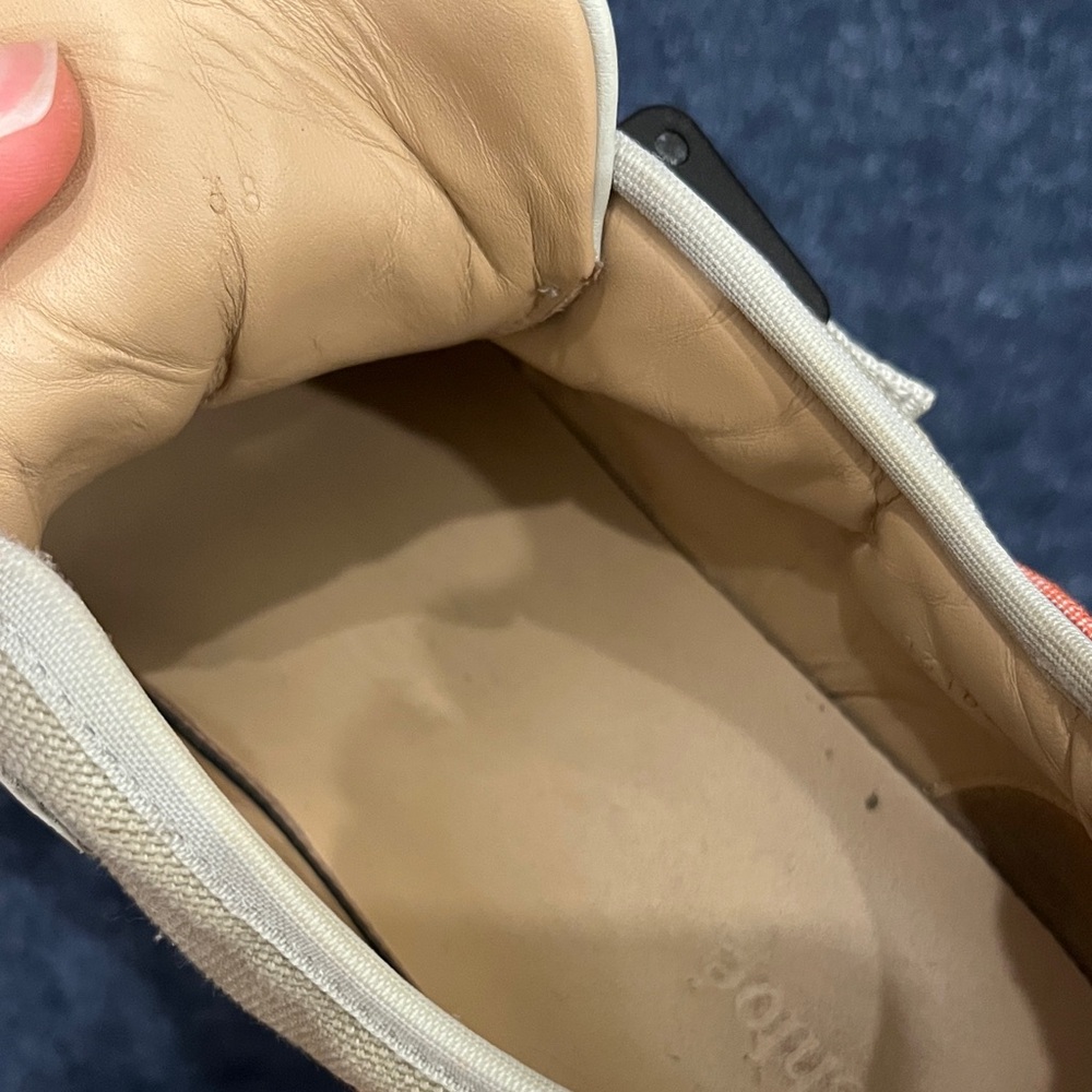 Chloe Tan and Orange Sonnie Strap Sneaker - Picture 7 of 7
